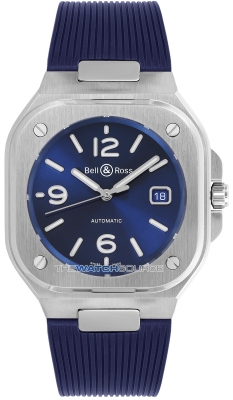 Buy this new Bell & Ross BR 05 Automatic 40mm BR05A-BLU-ST/SRB mens watch for the discount price of £3,344.00. UK Retailer.